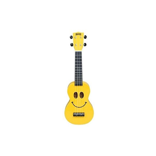 Ukelele | Soprano | U-SMILE | Sengon | Diapason Caoba | Enc. Aquila | Funda | Amarillo laqueado