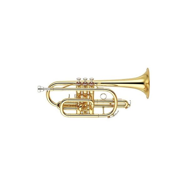 Corneta | Bb | Bb Key | 3 Pistones | Yellow Brass | Estuche de Madera