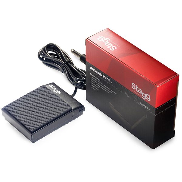PEDAL DE SUSTAIN STAGG METALICO-CAMBIO DE POLARIDAD