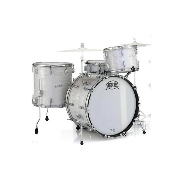 Bateria | President Series Phenolic | 3 cuerpos | Sin Fierros | B22"x14 | TT13"x9 | TF16"x16 | 6 capas de Lauan | 452 Pearl White