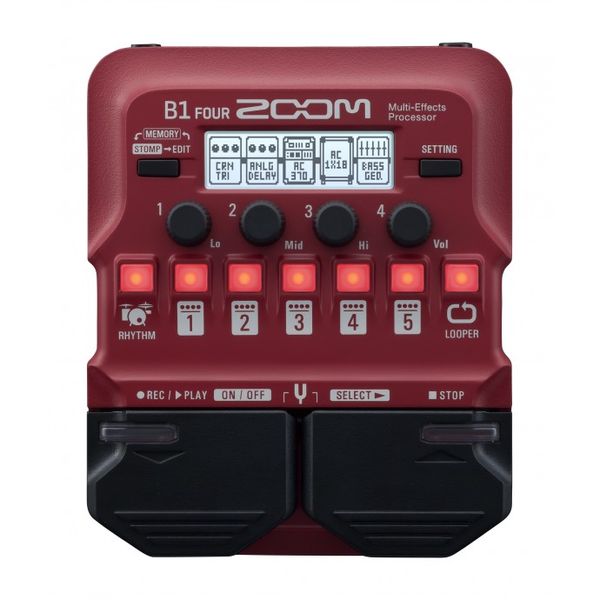 Pedalera | Para Bajo | 60 efectos | Efec simultaneos 5 | USB MIDI | USB Micro-B | Loopera | Compatible Soft Guitar Lab Zoom