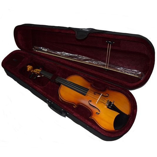 VIOLA STRADELLA 406mm-TAPA PINO MACIZA-TRASTIEARA DE EBANO-AROS Y FONDO MAPLE MACIZO-ESTUCHE-ARCO