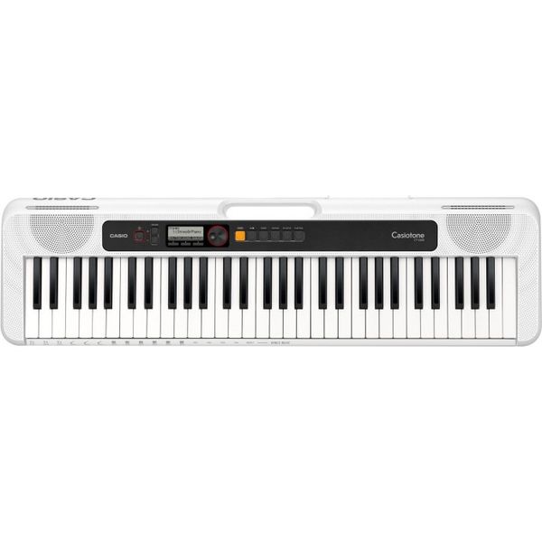 Teclado | Casiotone | 61 Teclas | 400 Sonidos | 48 Polifonia | 77 Ritmos | USB micro B | Conexión a APP | Dance Music Mode| Audio In | Line Out 3,5 | Blanco
