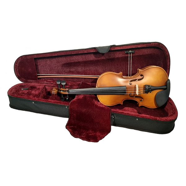 VIOLIN STRADELLA 4/4-LAMINADO-MICROAFINADORES-ESTUCHE-ARCO
