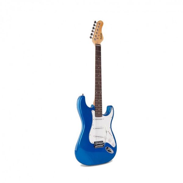 Guitarra electrica | Tipo STR | Diap, Rosewood | 3 microfonos simples | Blue