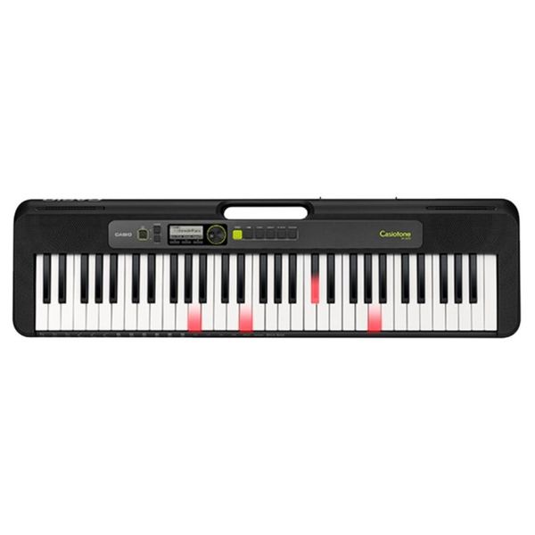 Teclado | Casiotone | 61 Teclas iluminadas | 400 Sonidos | 48 Polifonia | 77 Ritmos | Sensitivo | Dance Music Mode | App Chordana play | Mic In | Audio In | Negro