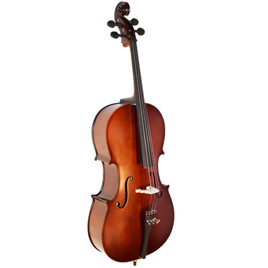 VIOLONCELLO STRADELLA 1/2-TAPA PINO LAMINADA-FUNDA-ARCO