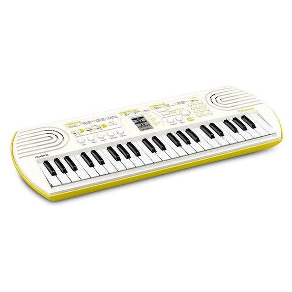 Teclado | SA | 44 Teclas Mini | 100 Sonidos | 32 Polifonia | 50 Ritmos | 4 reverbs | 10 Melodias | LCD | Salida AUX | Blanco-Verde