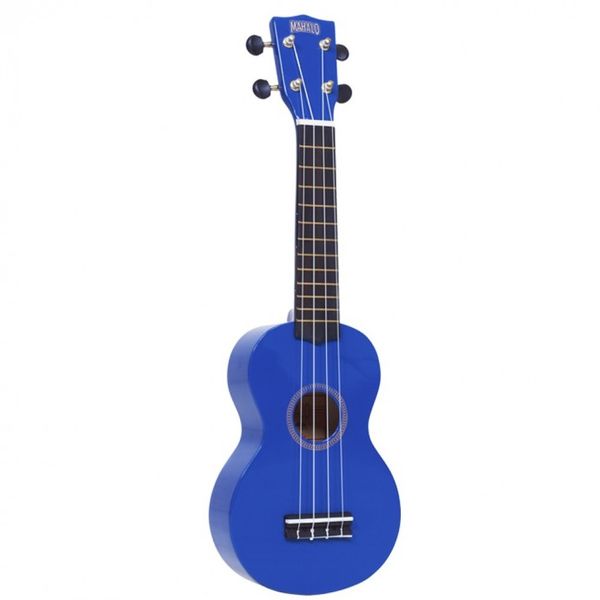 Ukelele | Soprano | RAINBOW | Sengon | Diapason Caoba | Enc. Aquila | Puente Caoba | Funda | Azul laqueado