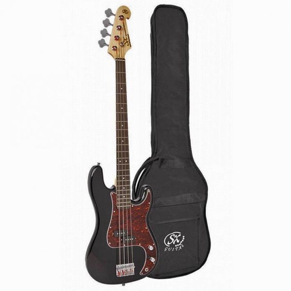 Bajo electrico | PB | Diapason Rosewood | Cuerpo Basswood | Pickguard Carey | Funda incluida | Black