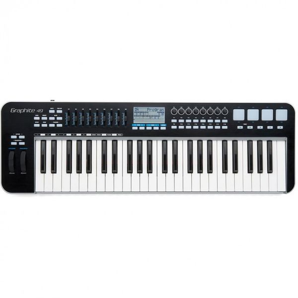 • Teclado | Controlador | Midi/USB | 49 teclas standard | Graphite Line | color: negro