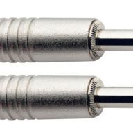 CABLE STAGG DE TELA PLUG-PLUG 6mts COLOR ROJO