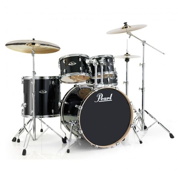 Bateria | Export Laqued Series | 5 cuerpos | Sin Fierros | B20"x16 | TT10"x7 | TT12"x8 | TF14"x14 | R14"x5 | Poplar-Mahogany | 248 Black Smoke