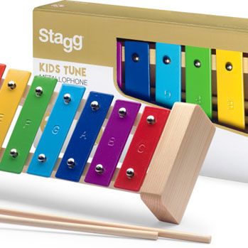 METALOFON STAGG 8 NOTAS DE COLORES-CON BAQUETAS