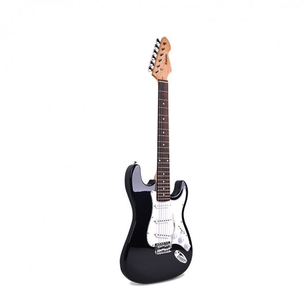 Guitarra electrica | Tipo STR | Diap, Rosewood | 3 microfonos simples | Black