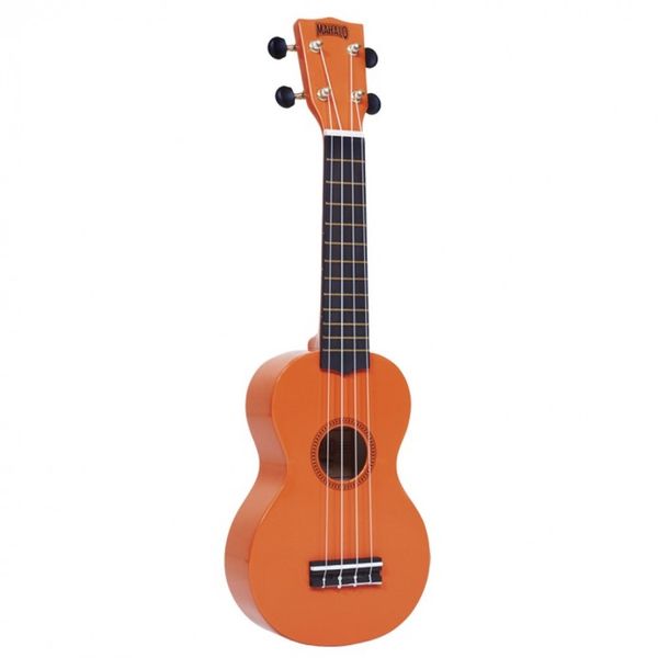 Ukelele | Soprano | RAINBOW | Sengon | Diapason Caoba | Enc. Aquila | Puente Caoba | Funda | Naranja laqueado