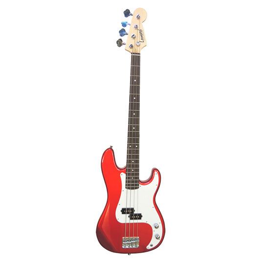 BAJO LEONARD PRECISION-1 MICROFONO PB-COLOR ROJO METALIZADO