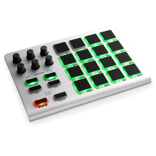CONTROLADOR MIDI XJAM-16 PADS SENSITIVOS-48 CONFIGURACIONES