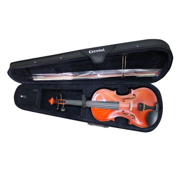 Violin | Estudio | 3/4 | Tapa de Abeto | Cuerpo de Maple | Arco Clasico | Puente Maple | Mentonera de Madera | c/Estuche Semi rigido | Natural
