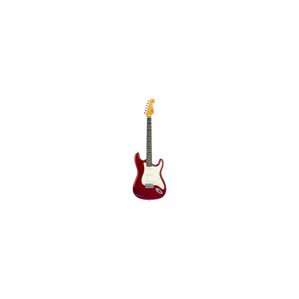 Guitarra electrica | Tipo STR | Diap, Rosewood | 3 micrófonos simples | Metallic Blue