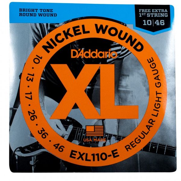 Encordado | Electrica | 010-013-017-026--036-046 | Nickel Wound | Extra 1ra cuerda | MCx10
