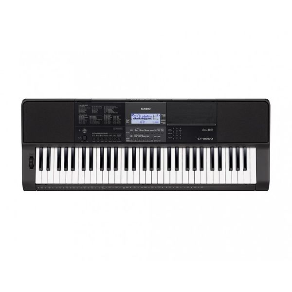 Teclado | CT-X | 61 Teclas | 600 Sonidos | 48 Polifonia | 195 Ritmos | AiX Sound | Sensitivo | Grabador | USB/PENDRIVE | Pitchbend | 4.4Kg