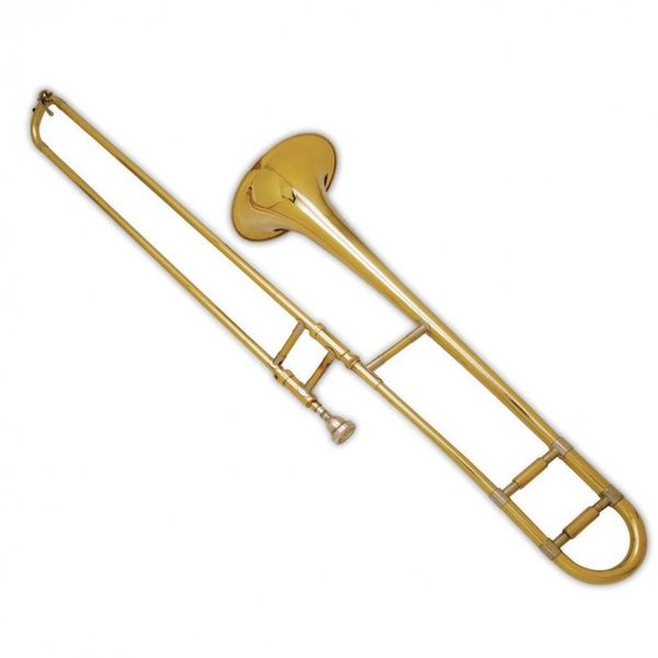 Trombon a Vara | Tenor | Bb | Yellow Brass | Laqueado | c/ estuche Madera