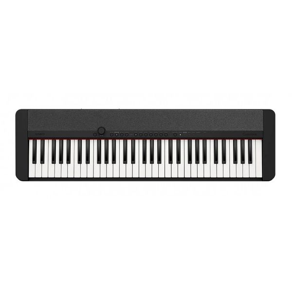 Teclado | Casiotone | 61 Teclas | 61 Sonidos | 64 Polifonia | AiX Sound | Sensitivo | USB micro B | APP | Grabador Midi | Entrada de Audio| Negro