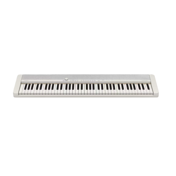 Teclado | Casiotone | 76 Teclas | 61 Sonidos | 64 Polifonia | AiX Sound | Sensitivo | USB micro B | APP | Grabador Midi | Entrada de Audio| Blanco