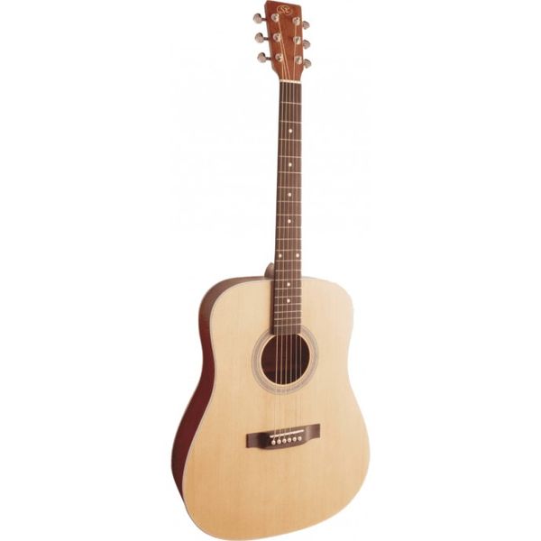 Guitarra Acustica | Cuerpo Dreadnought | Diapasón Rosewood | Tapa Spruce | Fondo y Aro de Agathis | Clavijas Die-Cast | Cejilla de Nubone | Color Natural brillante
