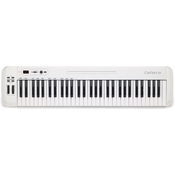• Teclado | Controlador | Midi/USB | 61 teclas standard | Carbon Line | color: blanco