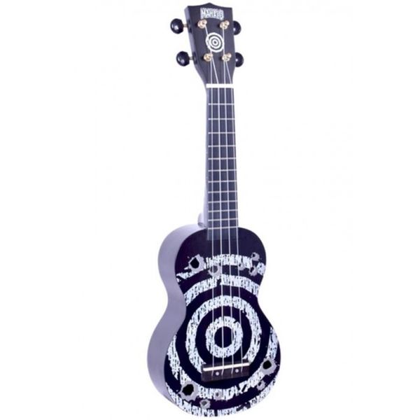 Ukelele | Soprano | TARGET | Sengon | Diapason Caoba | Enc. Aquila | Funda | Negro