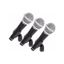 Microfono | Dinamico | con switch | estuche plastico | (Pack x 3)