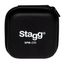 AURICULARES IN EARS STAGG ALTA RESOLUCION COLOR NEGRO - INC ESTUCHE Y ACCESORIOS