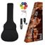 Pack | Guitarra Acustica | Cuerpo Dreadnought | Funda-Afinador-correa-Capo-Puas| Color Natural Mate