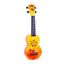 Ukelele | Soprano | HIBISCUS | Sengon | Diapason Caoba | Enc. Aquila | Funda | Naranja esfumado