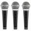 Microfono | Dinamico | con switch | estuche plastico | (Pack x 3)
