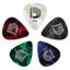 Pack de puas | 100u | Celuloide | Pack surtido | 0.50 White + 0.70 Red + 1.00 Black