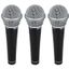 Microfono | Dinamico | estuche plastico | Pack x3