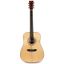 Pack | Guitarra Acustica | Cuerpo Dreadnought | Funda-Afinador-correa-Capo-Puas| Color Natural Mate