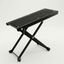 BANQUITO APOYA PIE LEONARD METALICO-COLOR NEGRO