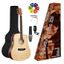 Pack | Guitarra Electroacustica | Cuerpo Dreadnought | Cutaway | Preamp | Funda-Afinador-Correa-Capo-puas | Color Natura
