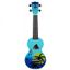 Ukelele | Soprano | HAWAI | Sengon | Diapason Caoba | Enc. Aquila | Funda | Azul esfumado